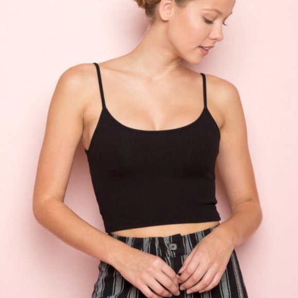 Brandy Melville Tops - brandy black tank top!!